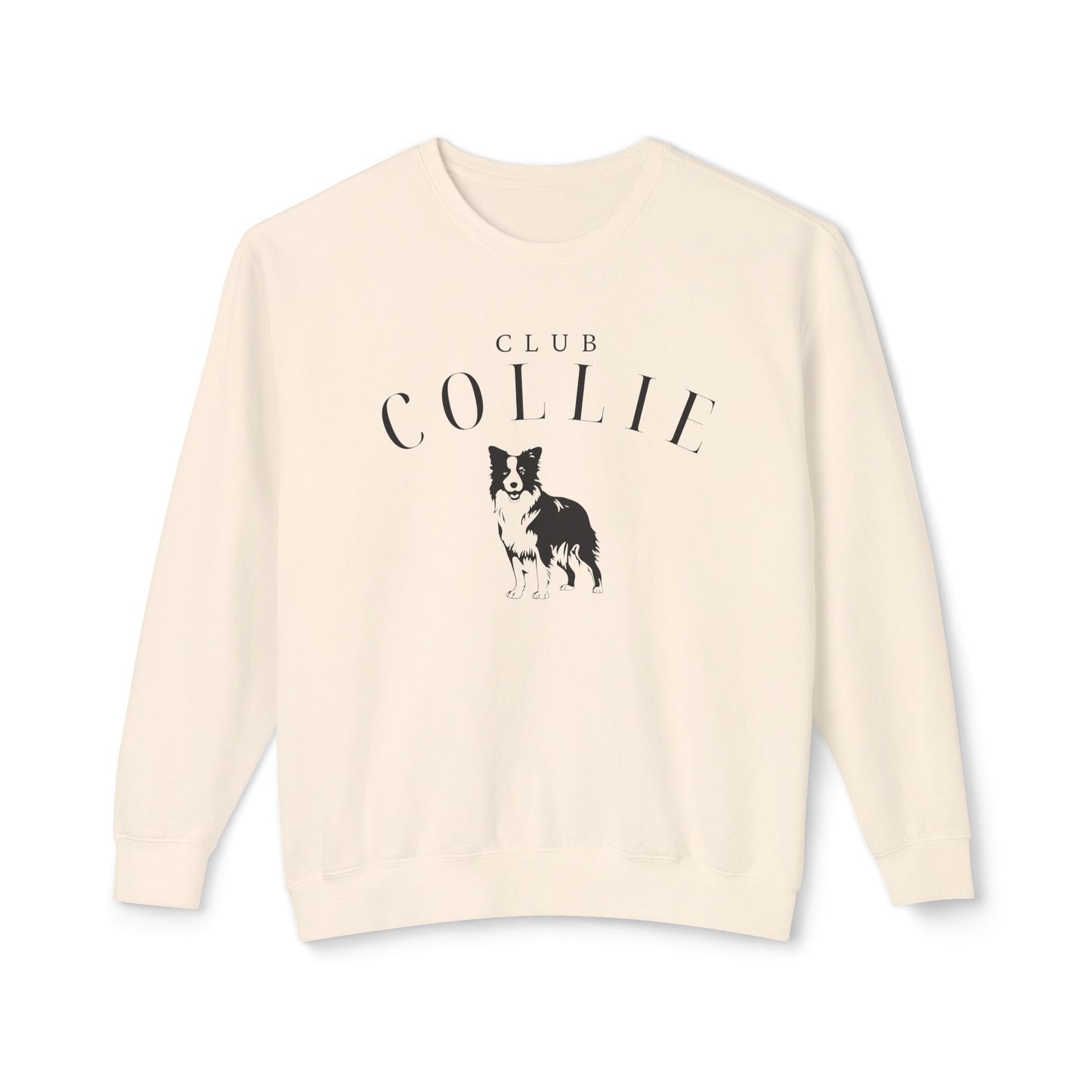 Club Collie - Lightweight Comfort Colors Crewneck Sweatshirt