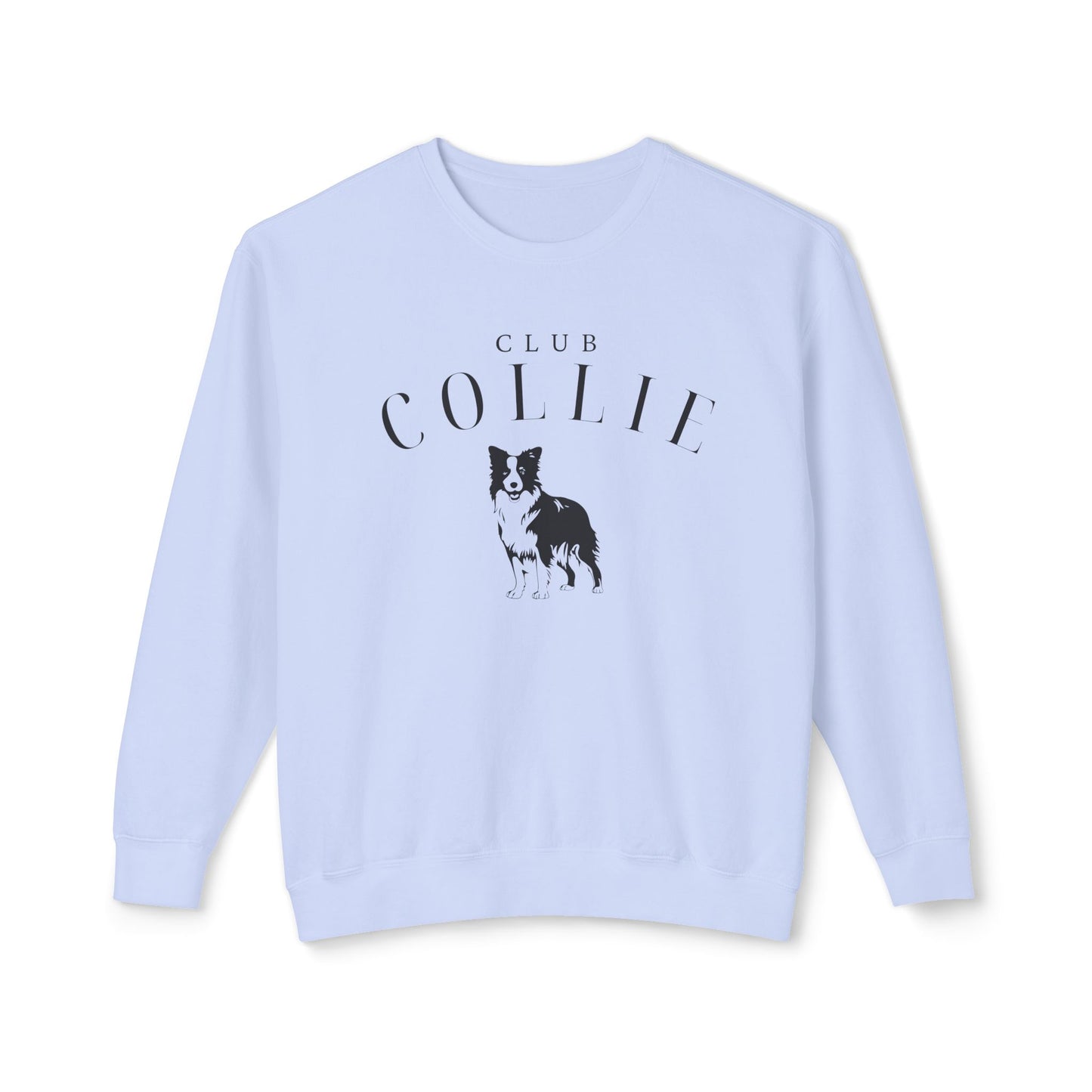 Club Collie - Lightweight Comfort Colors Crewneck Sweatshirt