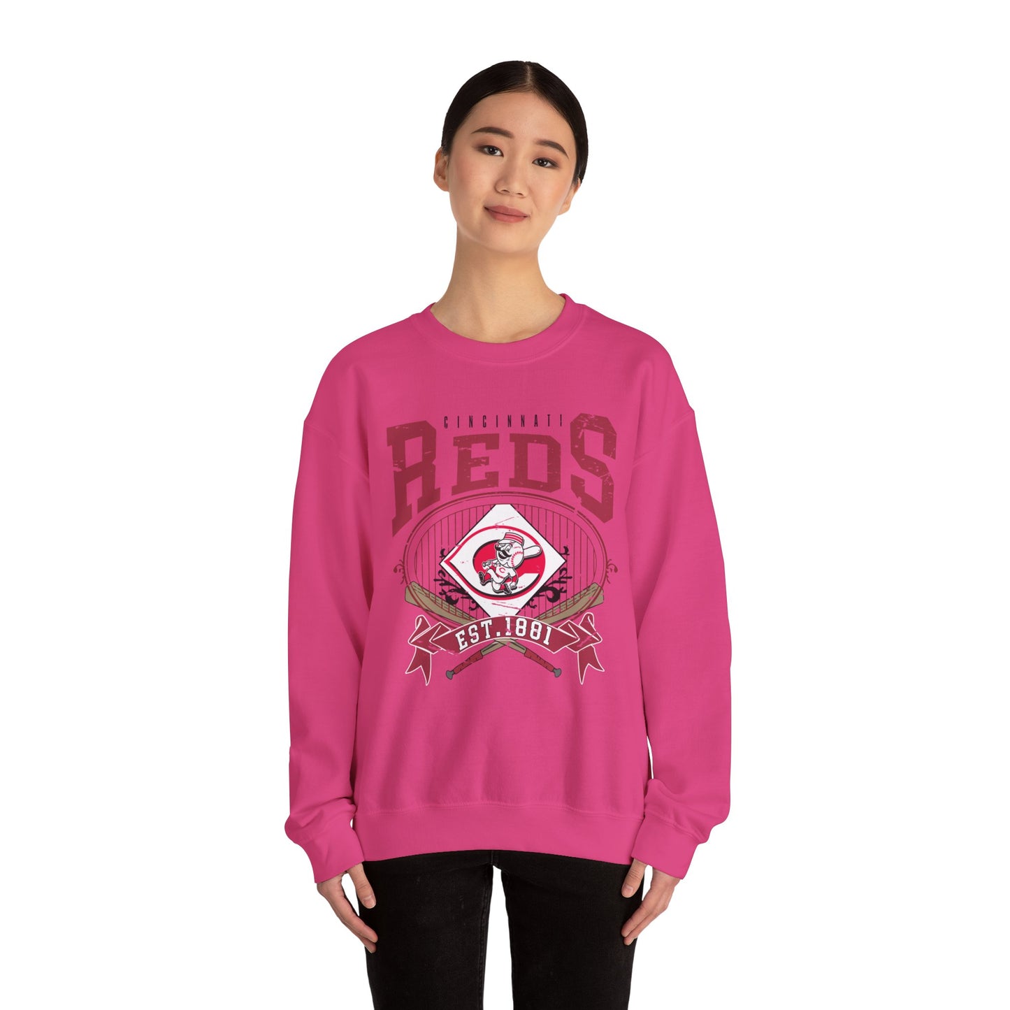 Reds Graphic- Crewneck Sweatshirt