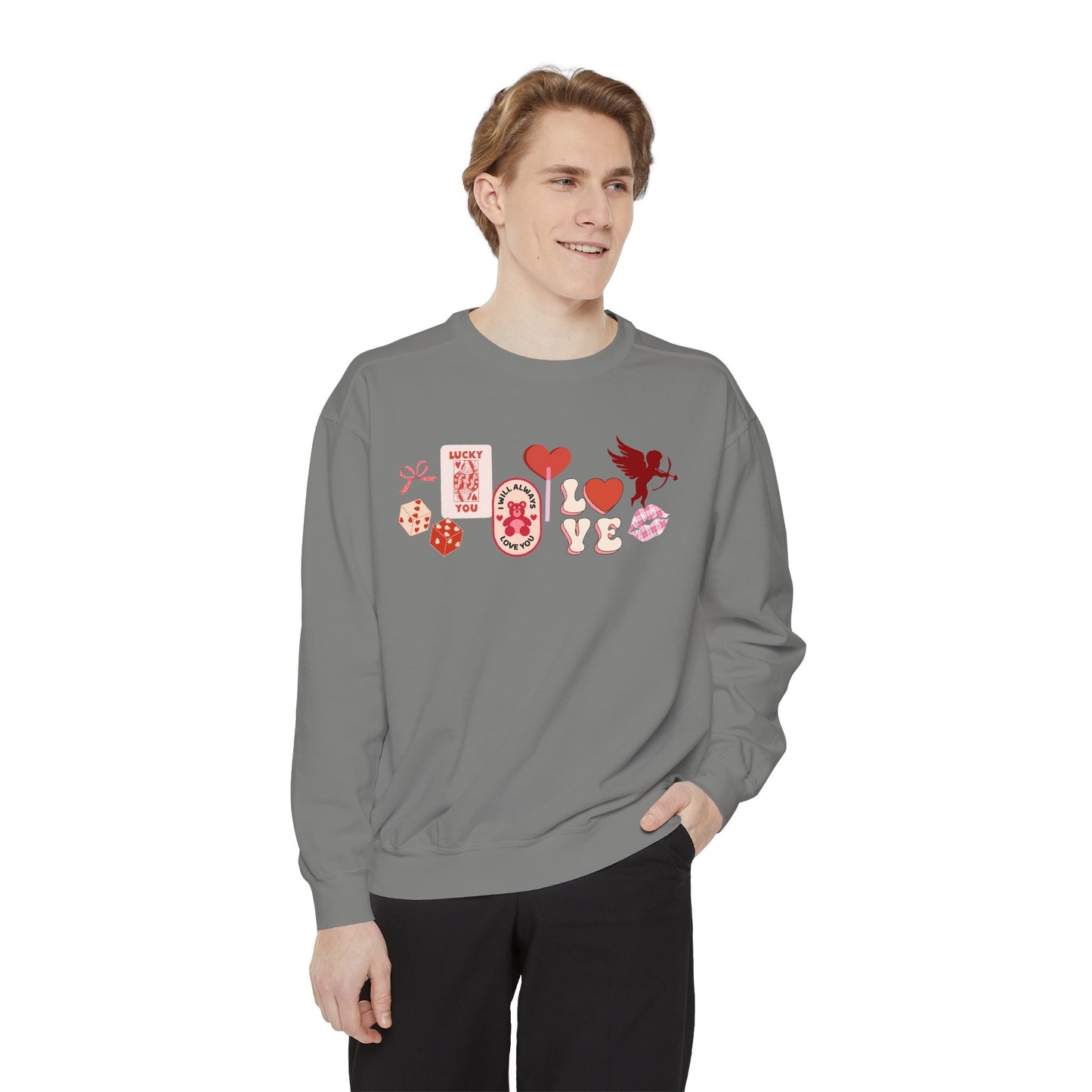 Cupid Collage- Comfort Colors Sweatshirt