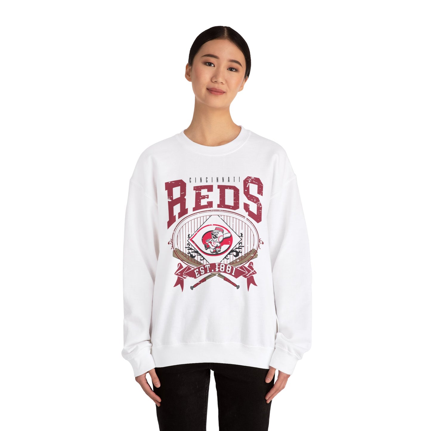 Reds Graphic- Crewneck Sweatshirt