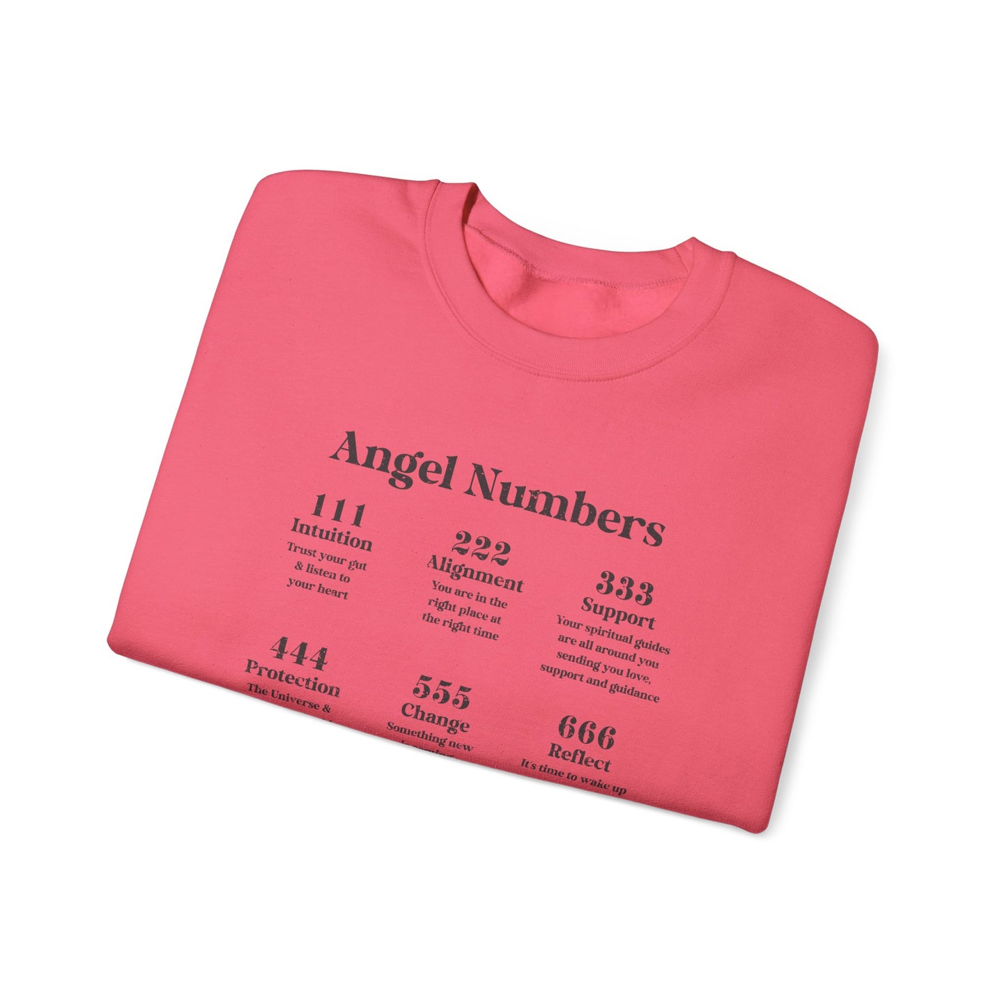 angel numbers crewneck