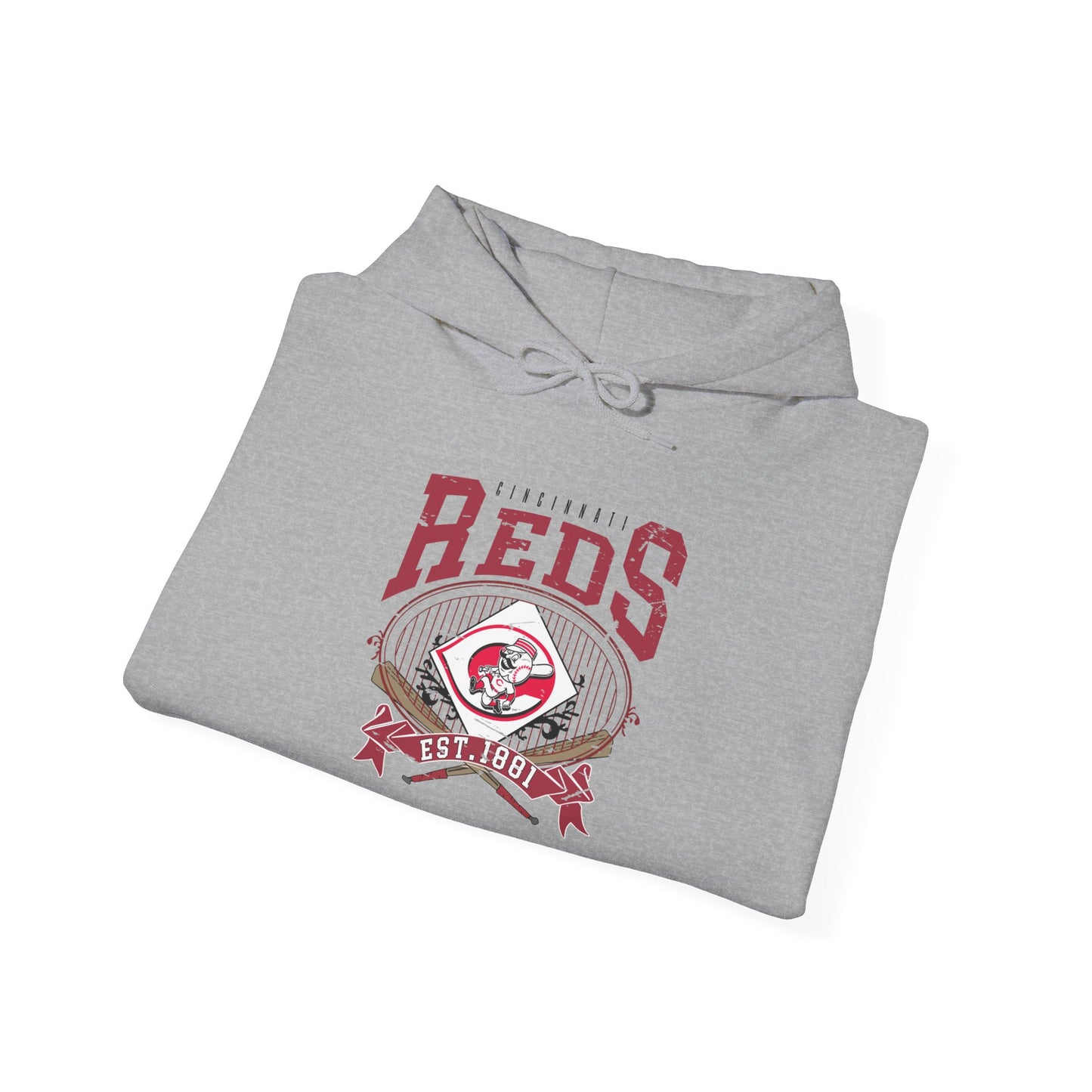 Reds Graphic- Hooded Sweatshirt