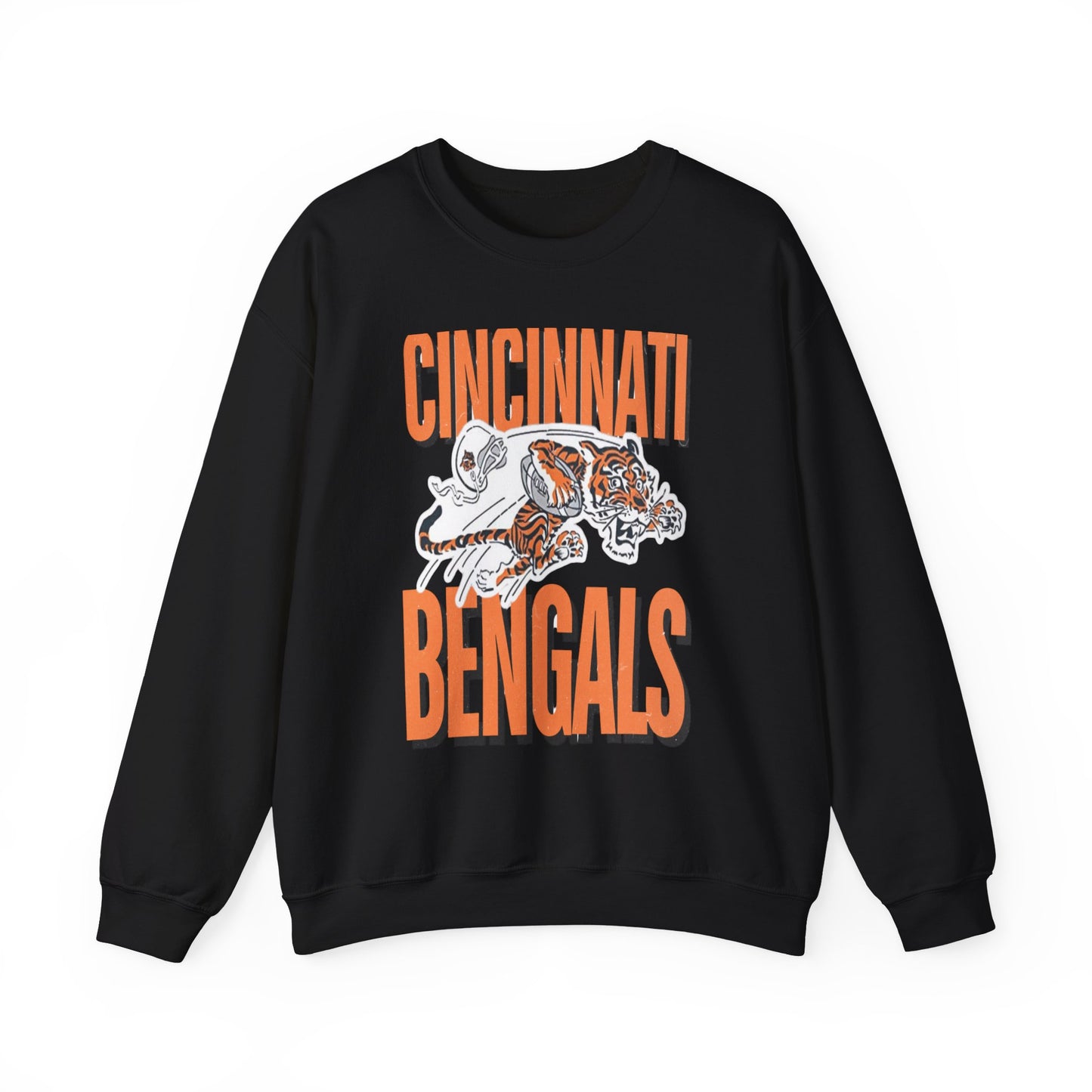 Bengals Vintage Mascot #2- Crewneck Sweatshirt