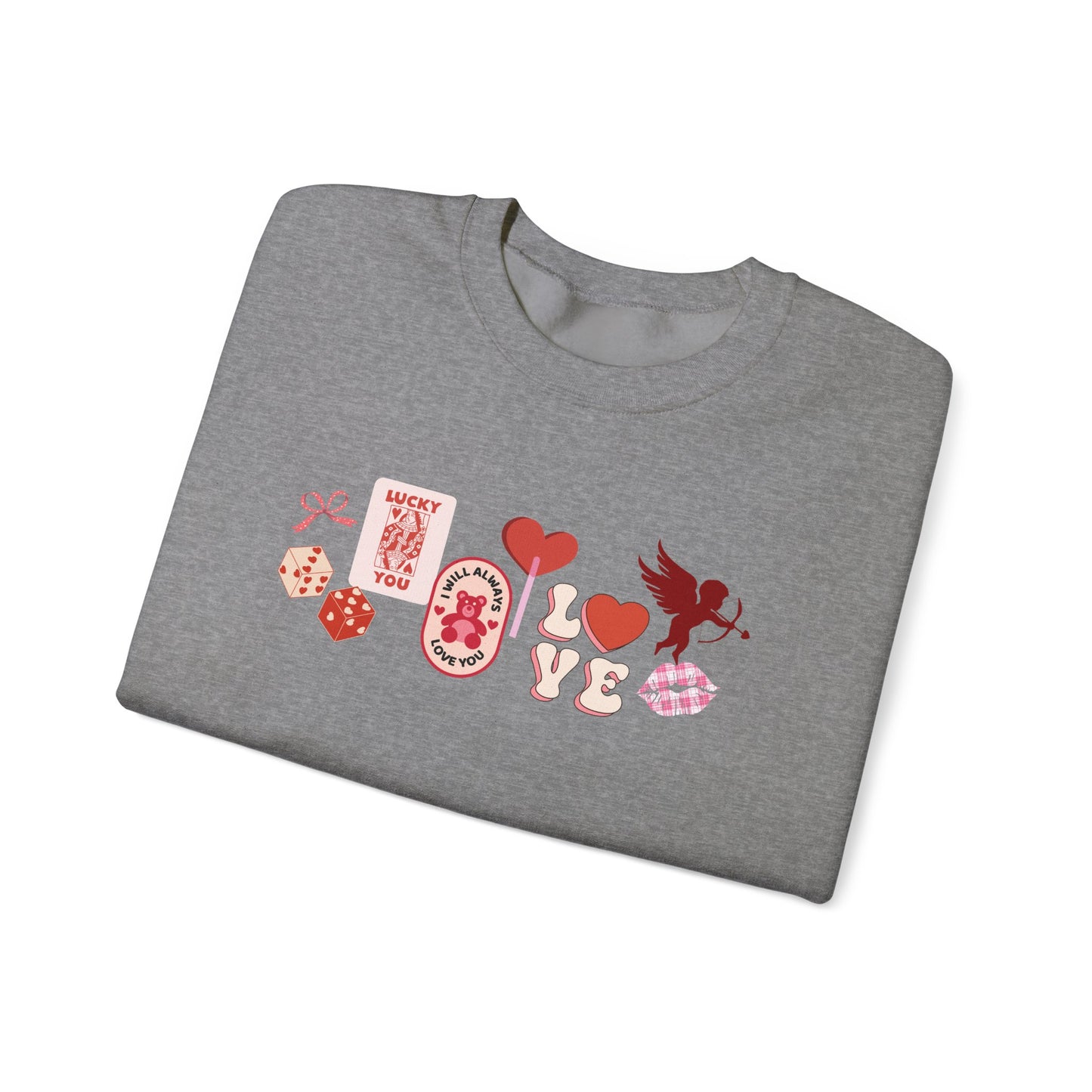 Cupid Collage- Crewneck Sweatshirt