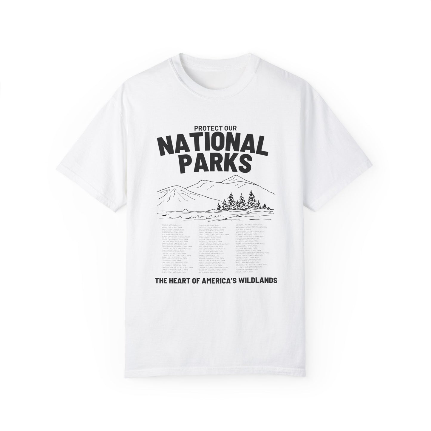 National Parks- Comfort Colors T-shirt