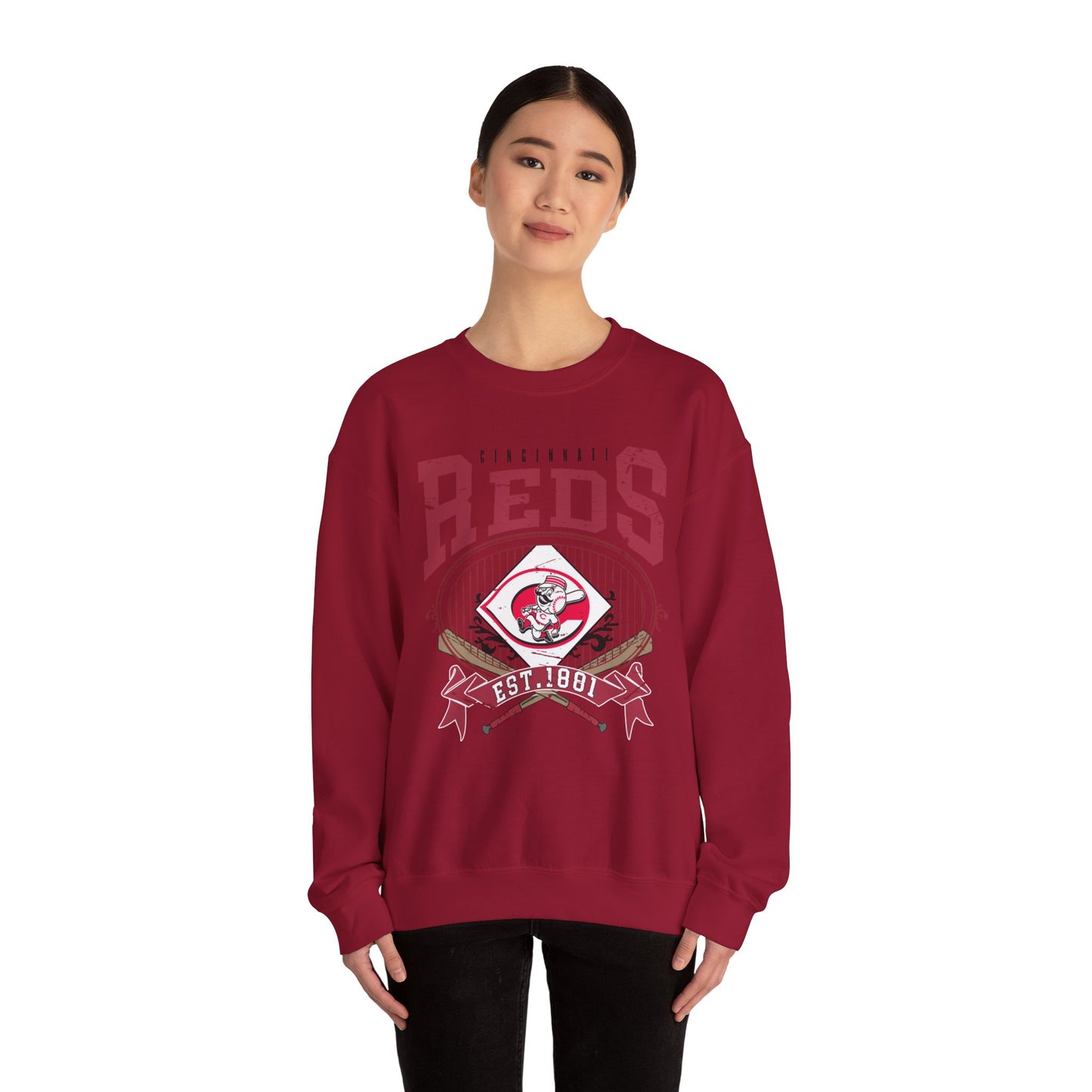 Reds Graphic- Crewneck Sweatshirt