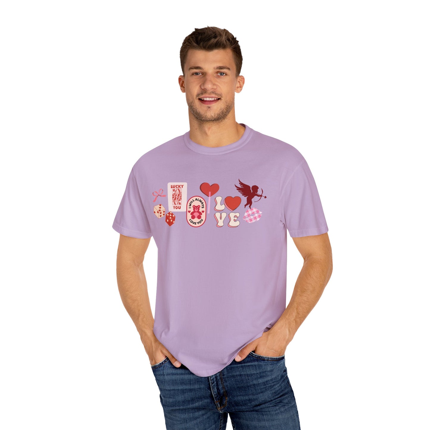 Cupid Collage- Comfort Colors T-shirt