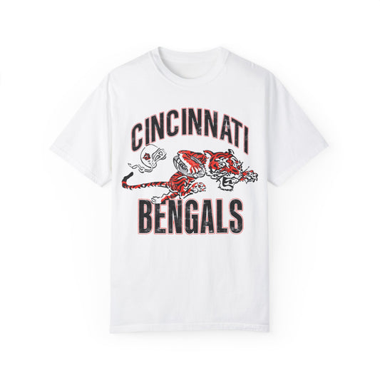 Vintage Bengals Mascot- Comfort Colors T-shirt