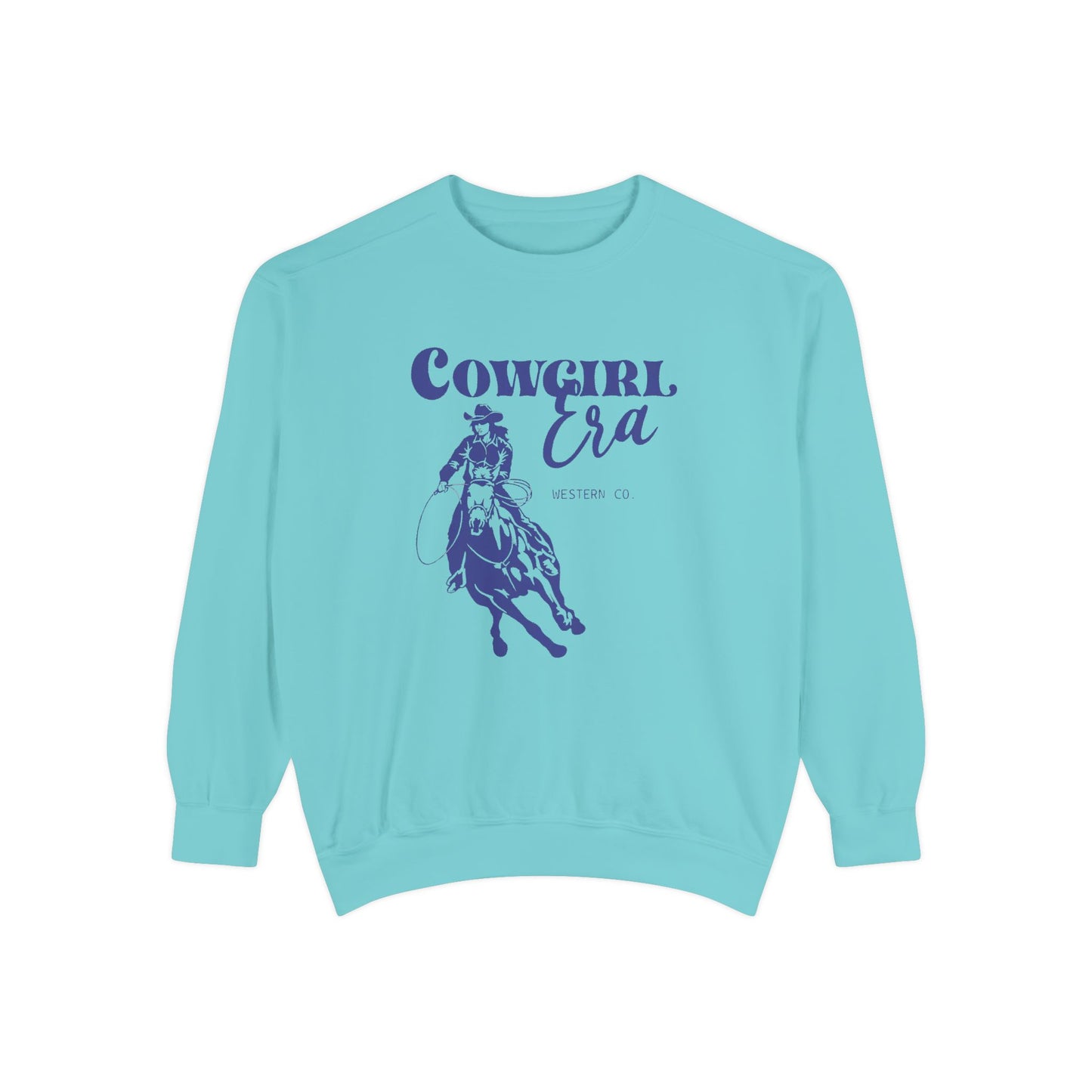 Cowgirl Era- Comfort Colors Garment-Dyed Sweatshirt