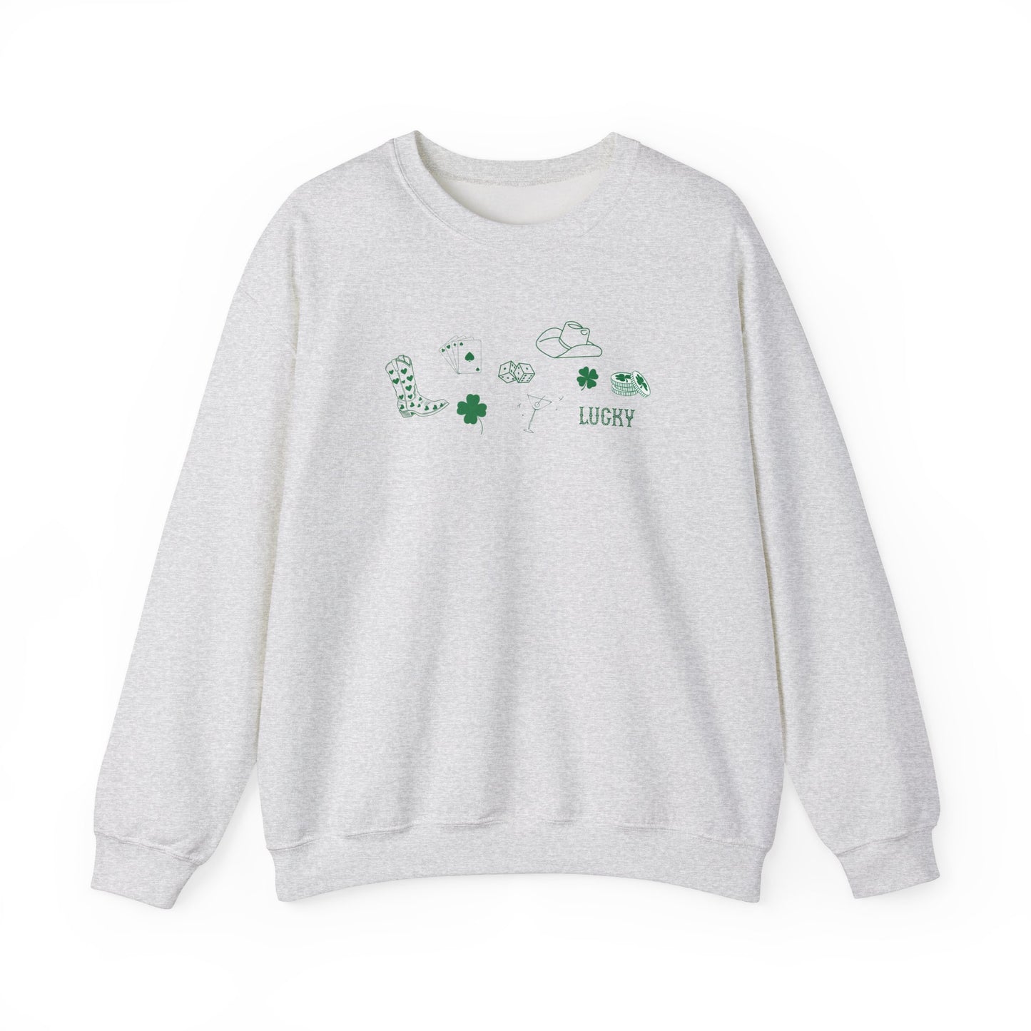 Lucky Collage Crewneck Sweatshirt