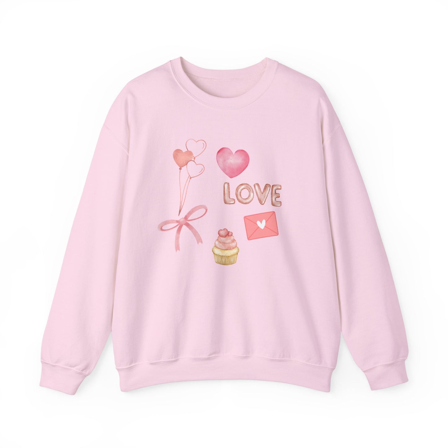 Valentines Collage Crewneck Sweatshirt