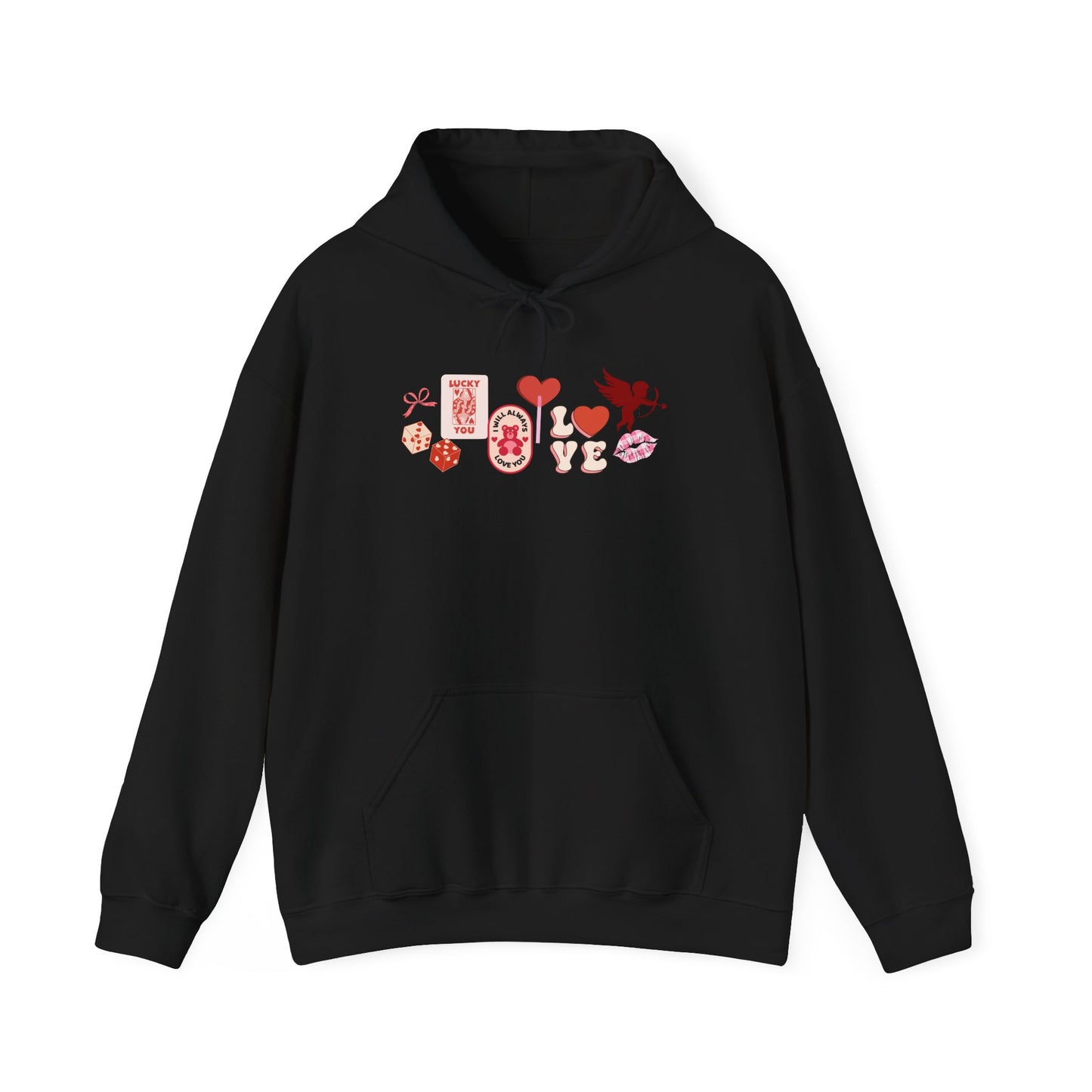 Cupid Collage - Hooded Sweatshirt