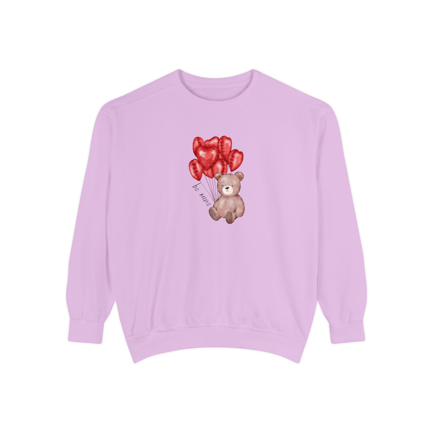 Be Mine Teddy- Comfort Colors Sweatshirt