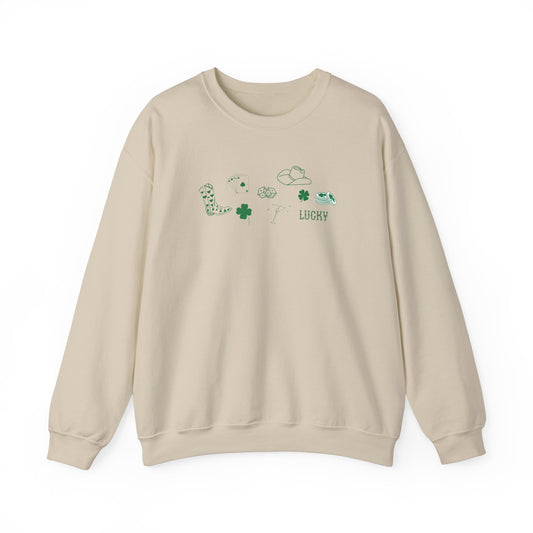 Lucky Collage Crewneck Sweatshirt