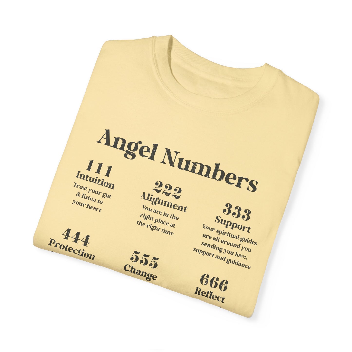 Angel Numbers- Comfort Colors T-shirt