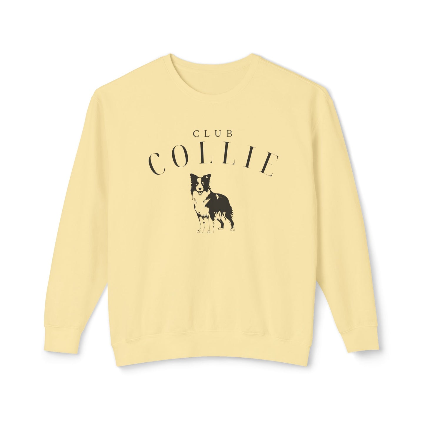 Club Collie - Lightweight Comfort Colors Crewneck Sweatshirt