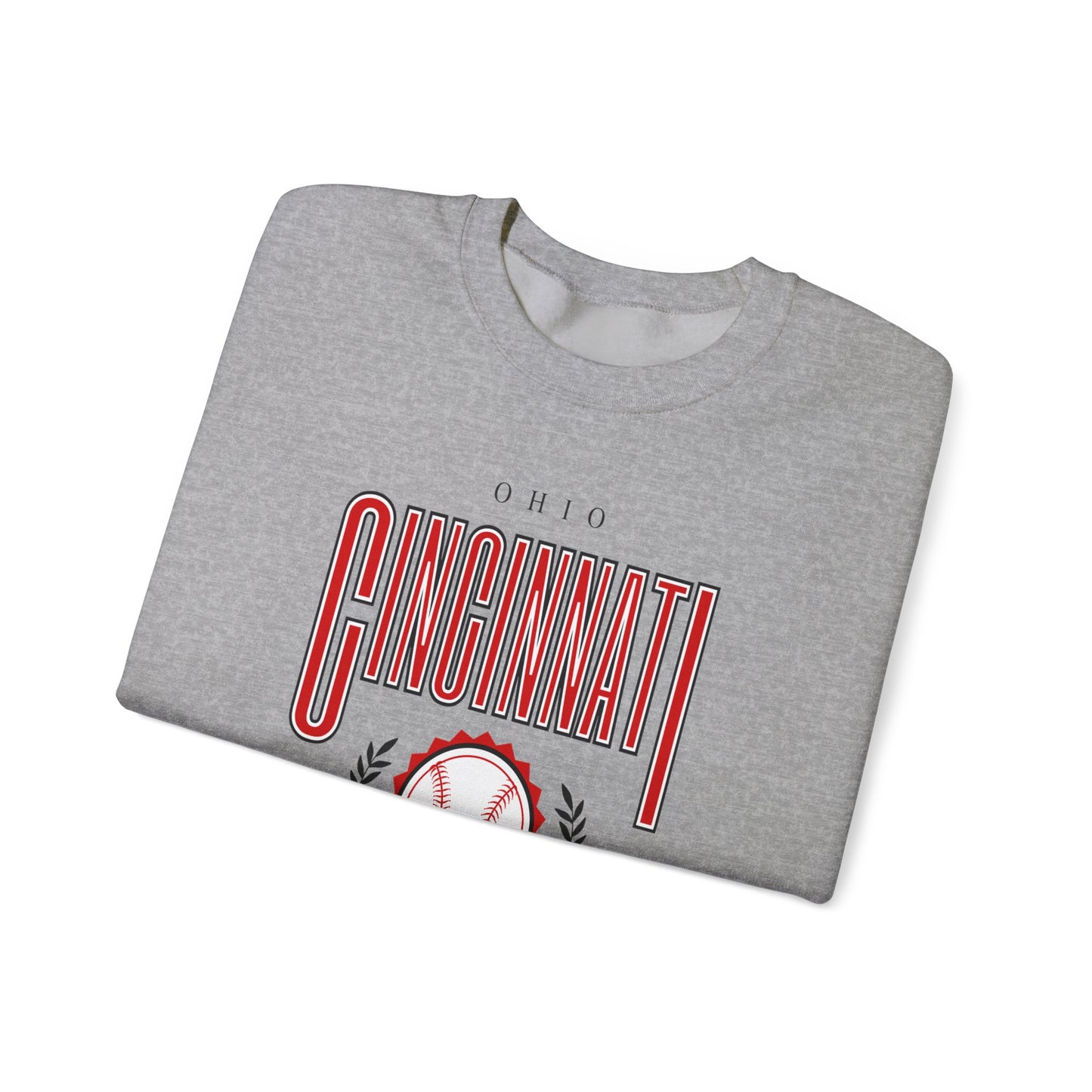 Cincinnati Baseball -Crewneck Sweatshirt