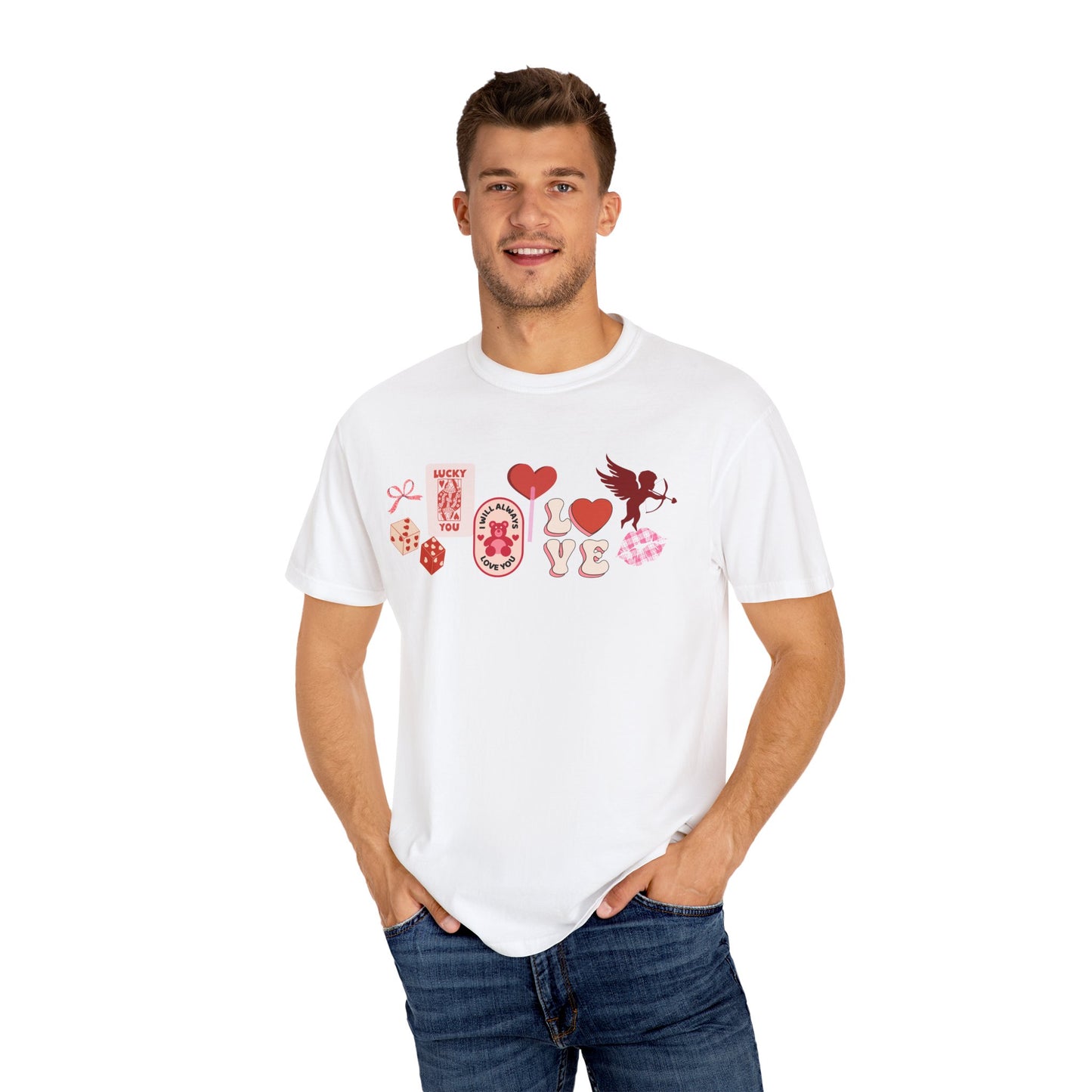 Cupid Collage- Comfort Colors T-shirt