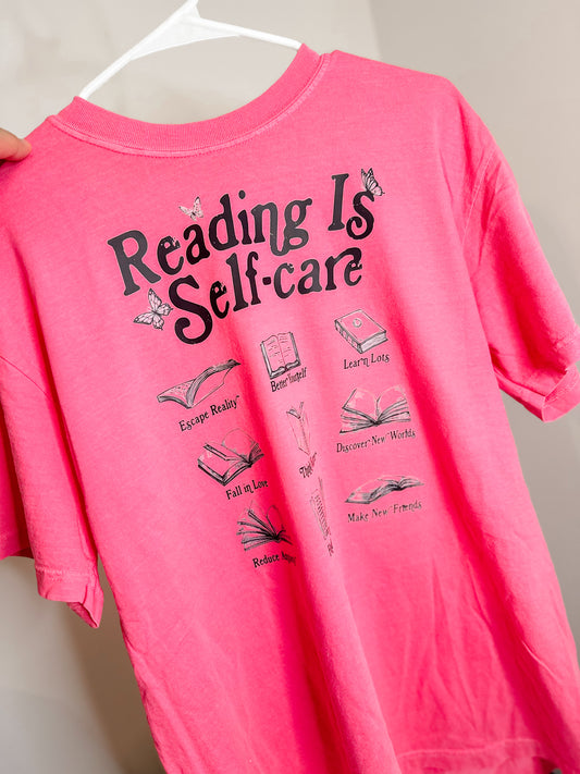 reading is self care tshirt