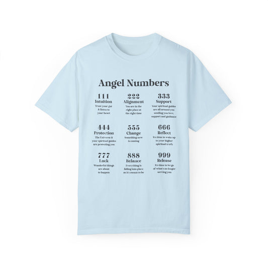 Angel Numbers- Comfort Colors T-shirt