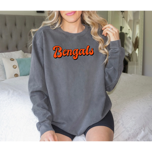 bengals retro crewneck