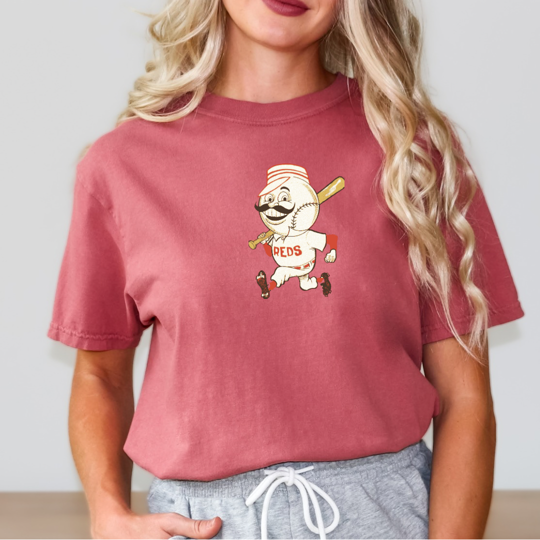 vintage red legs tshirt