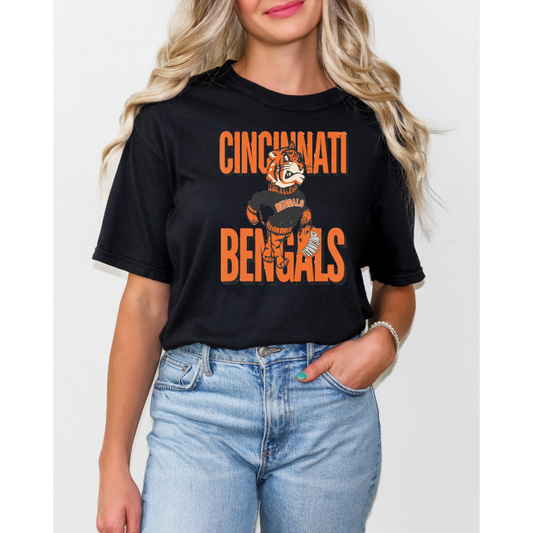 bengals vintage mascot tshirt