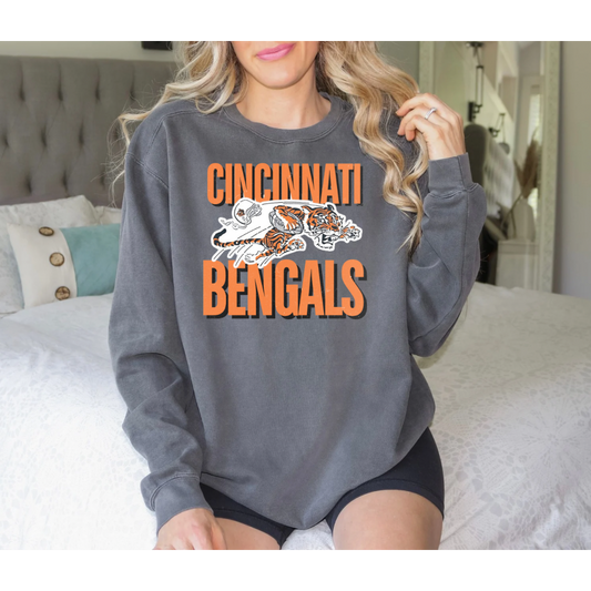 vintage bengals crewneck