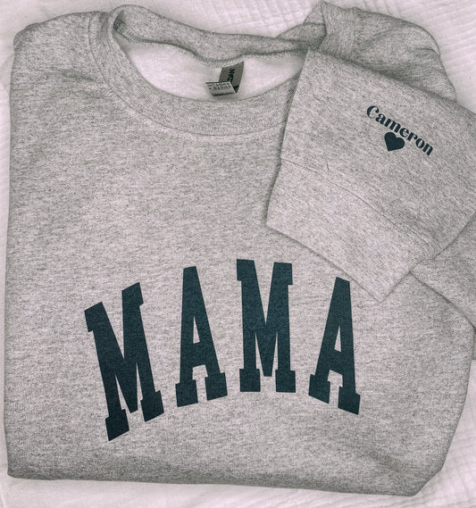 mama/name crewneck